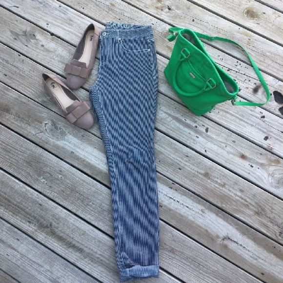 • {Canon River Blues} Striped Jeans - Picture 3 of 6